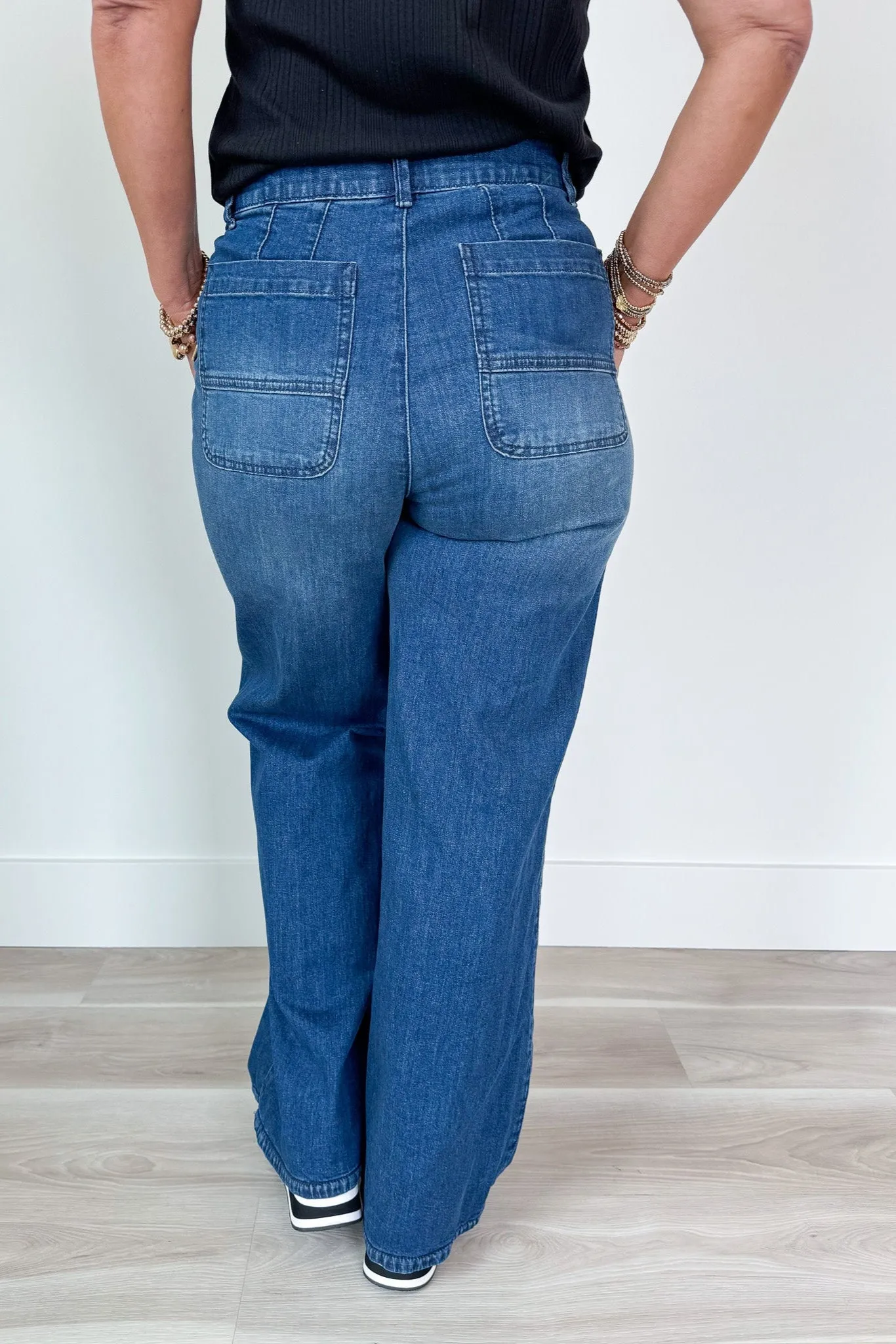 Democracy Sky Rise Tulip Hem Jean