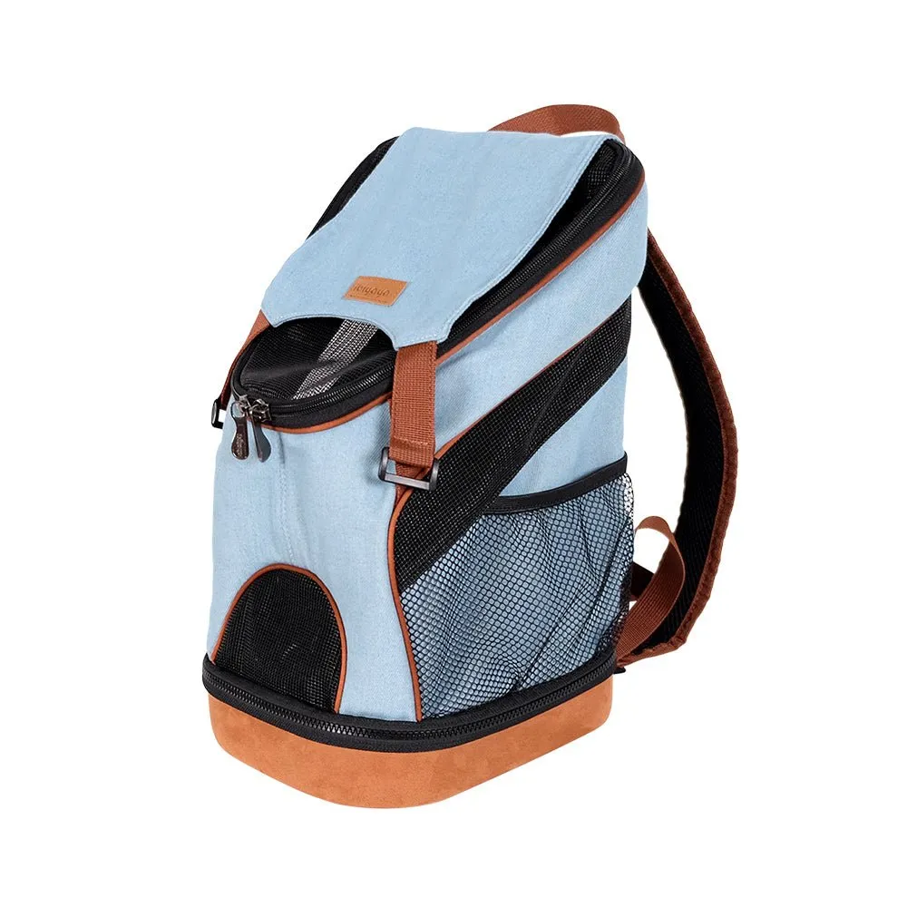 Denim Fun Lightweight Pet Backpack