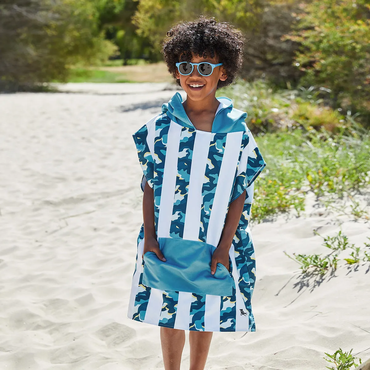 Dock & Bay Poncho Kids - Cool Camo