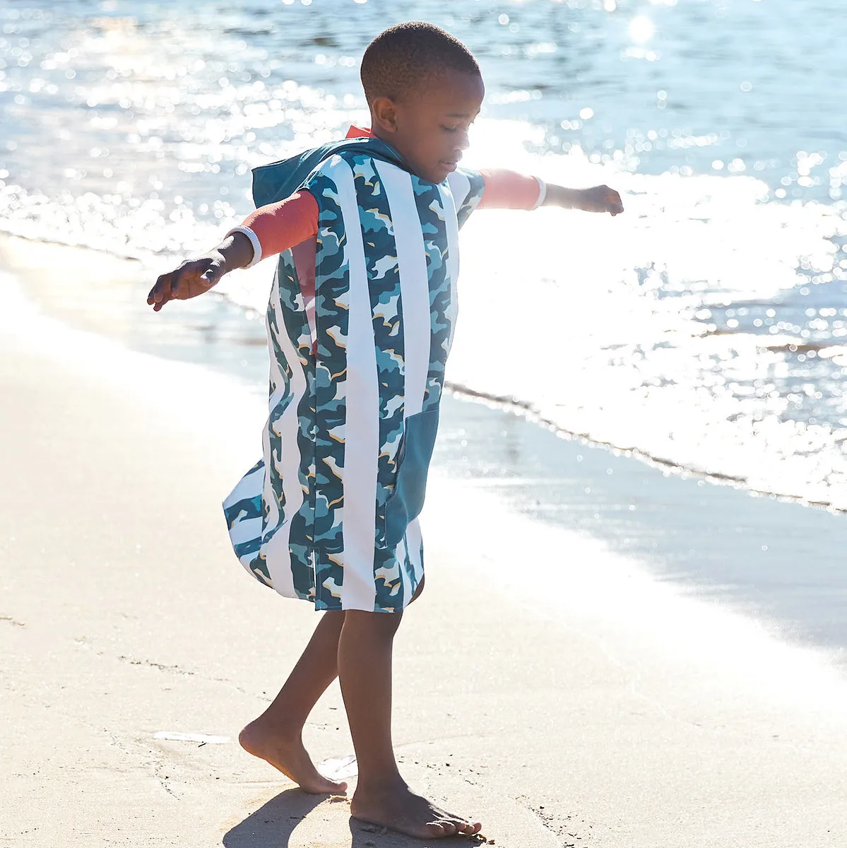 Dock & Bay Poncho Kids - Cool Camo