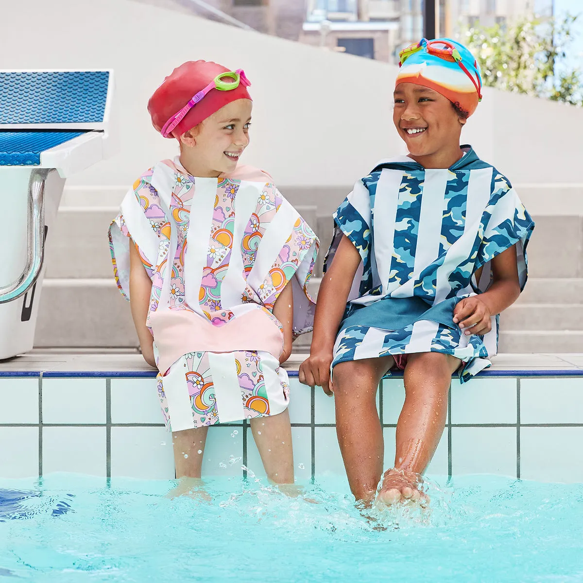 Dock & Bay Poncho Kids - Cool Camo