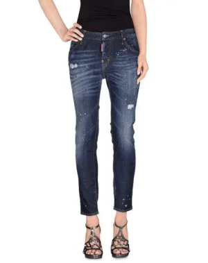 Dsquared2 Women Denim trousers Blue 12 UK