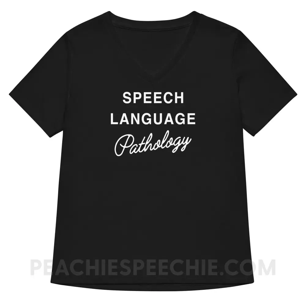 Elegant Speech Language Pathology Premium Women's V-Neck