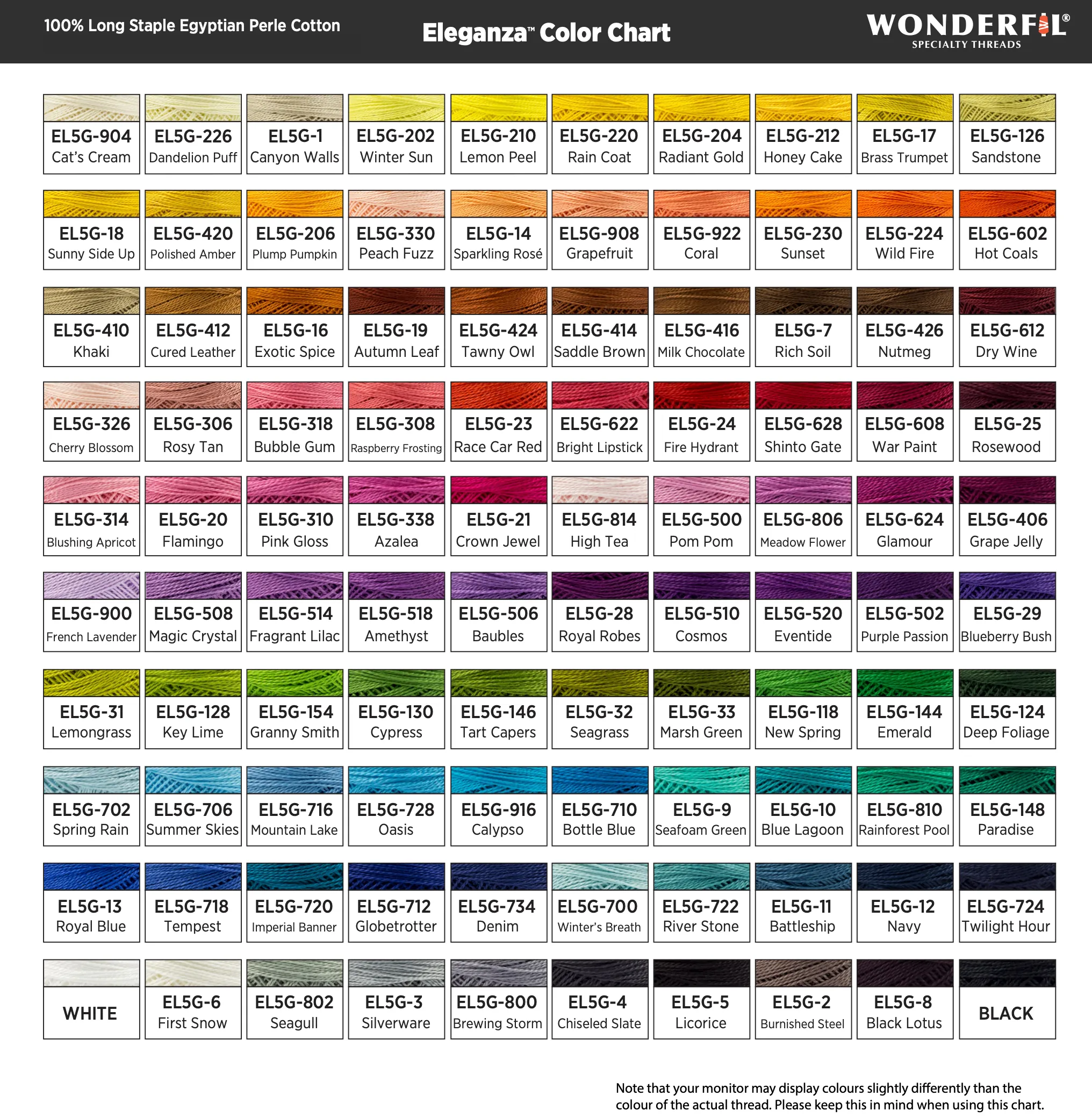 Eleganza #8 Perle Cotton by WonderFil | EL5G-916 Calypso | 5 grams