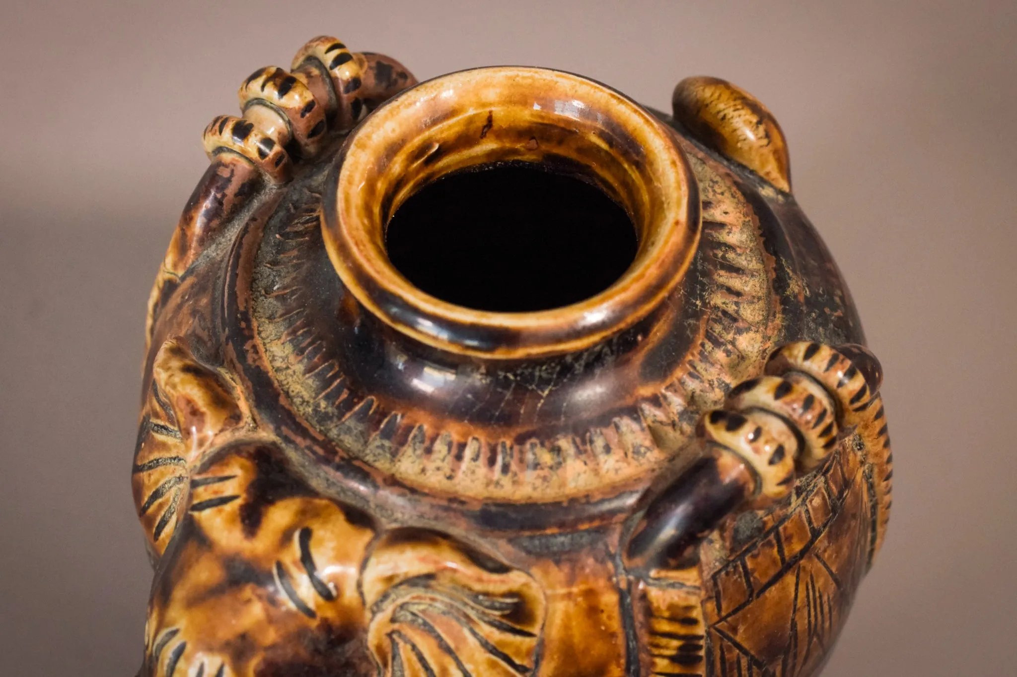 Elephant Head Vase - Ceramic