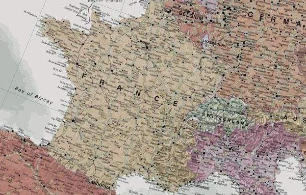 Europe Executive Large Wall Map by Maps International