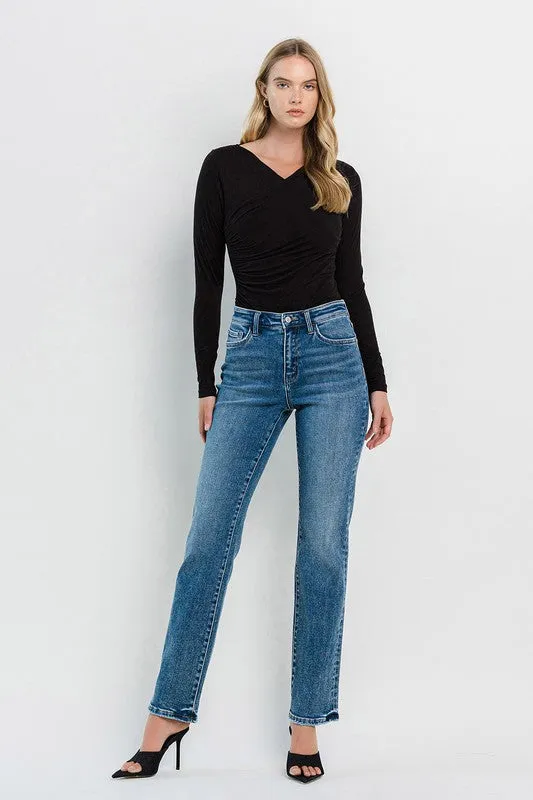 Fairbanks High Rise Straight Denim