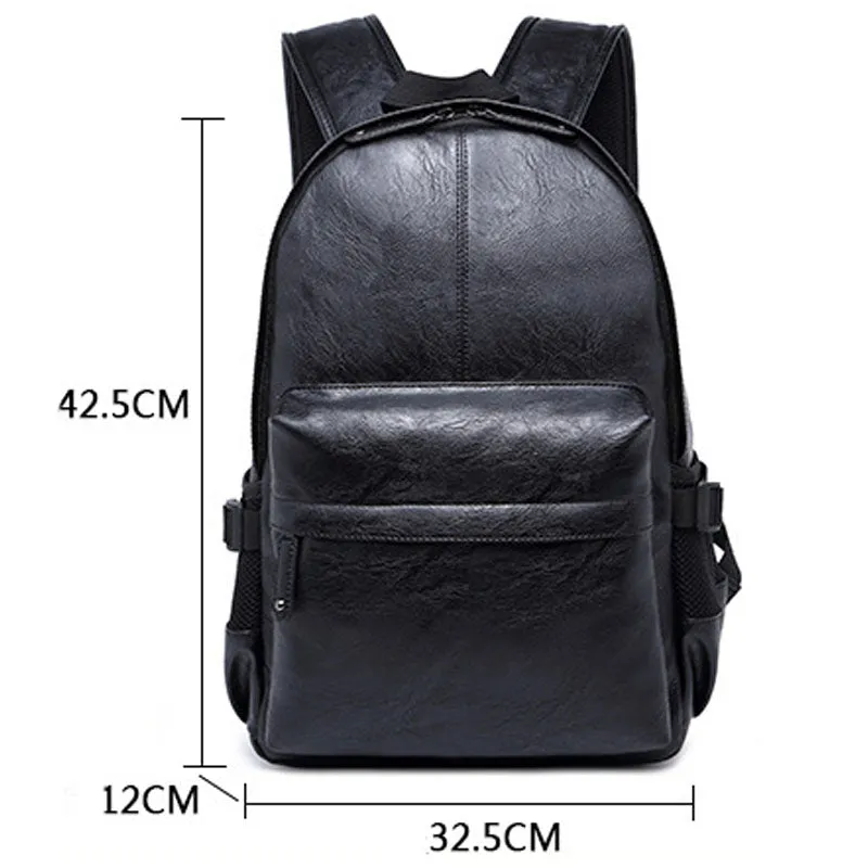 Fashion Backpacks Shoulder School Bags for Teens Girls PU Leather Rucksack