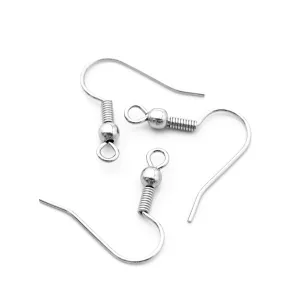 Fish Hook Ear Wire - Silver