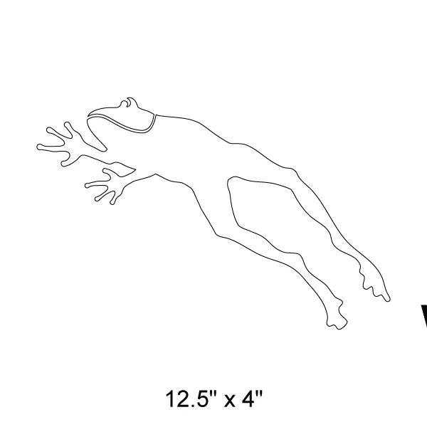 Frog Stencil