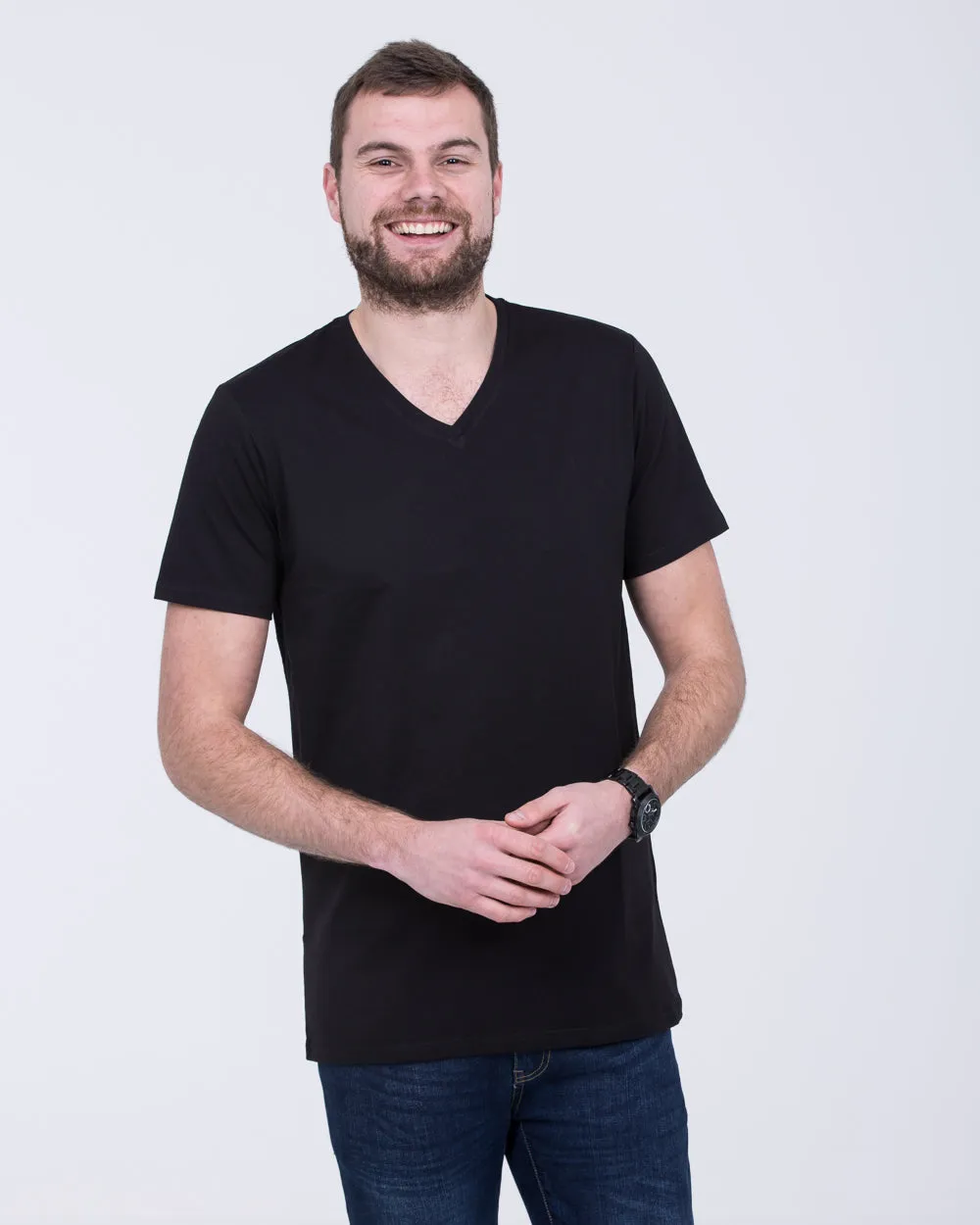 Girav New York Tall V-Neck (black) Twin Pack