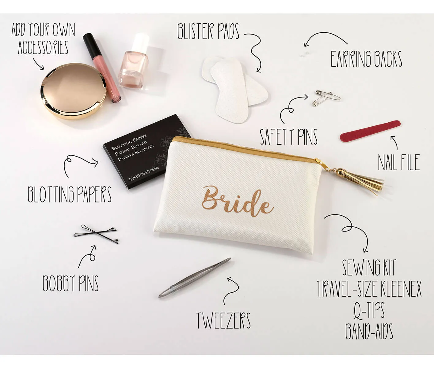 Gold Bride Survival Bag