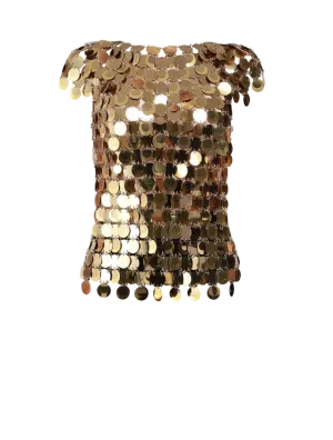 Gold Sparkles Top
