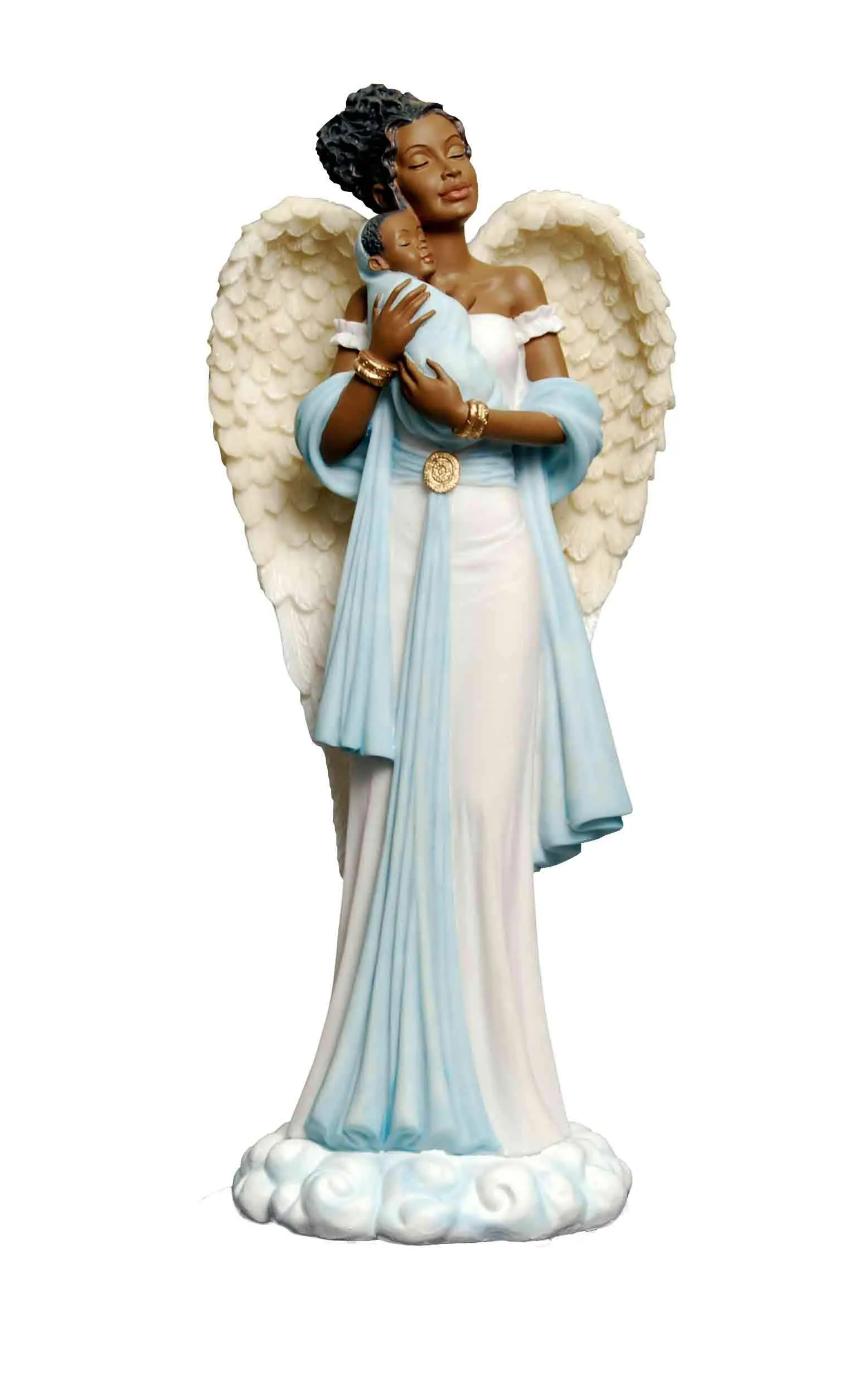 Graceful Angel in Blue