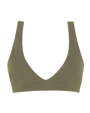 GRACEFUL Bikini Bra Top | Olive