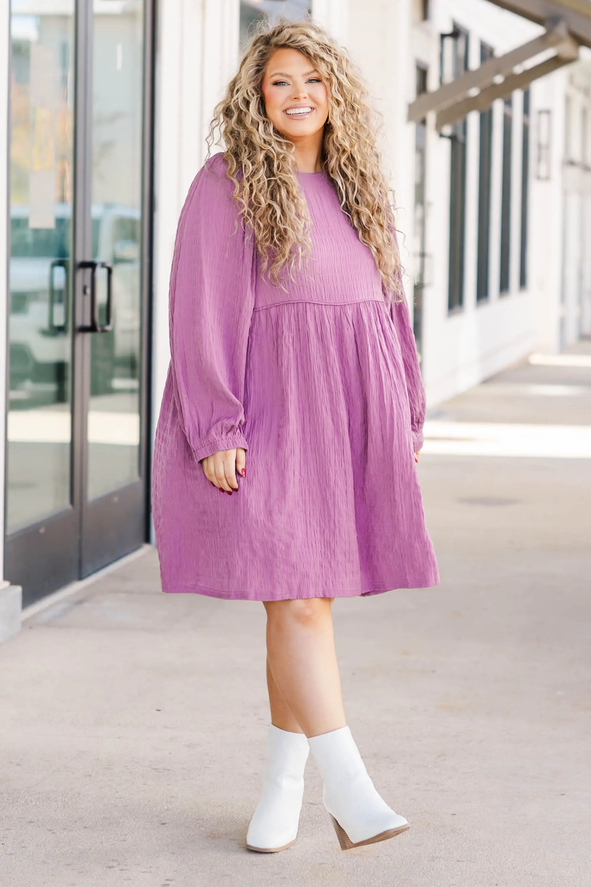 Graceful Gracie Dress, Mauve