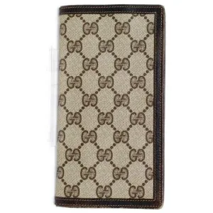 Gucci Brown Guccissima Print Unisex Bi Fold Style Wallet