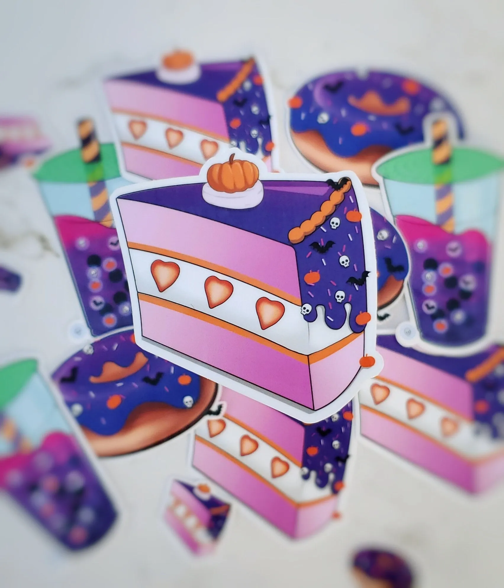 Halloween Dessert Sticker 3 Pack