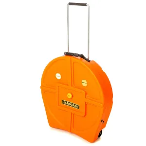 HARDCASE HN9CYM22 Cymbal Case With Wheels Orange