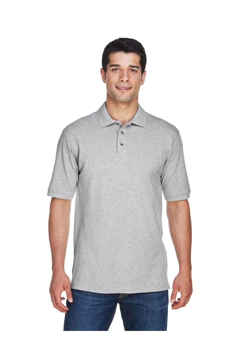 Harriton M200T: Men's Tall 6 oz. Ringspun Cotton Pique Short-Sleeve Polo