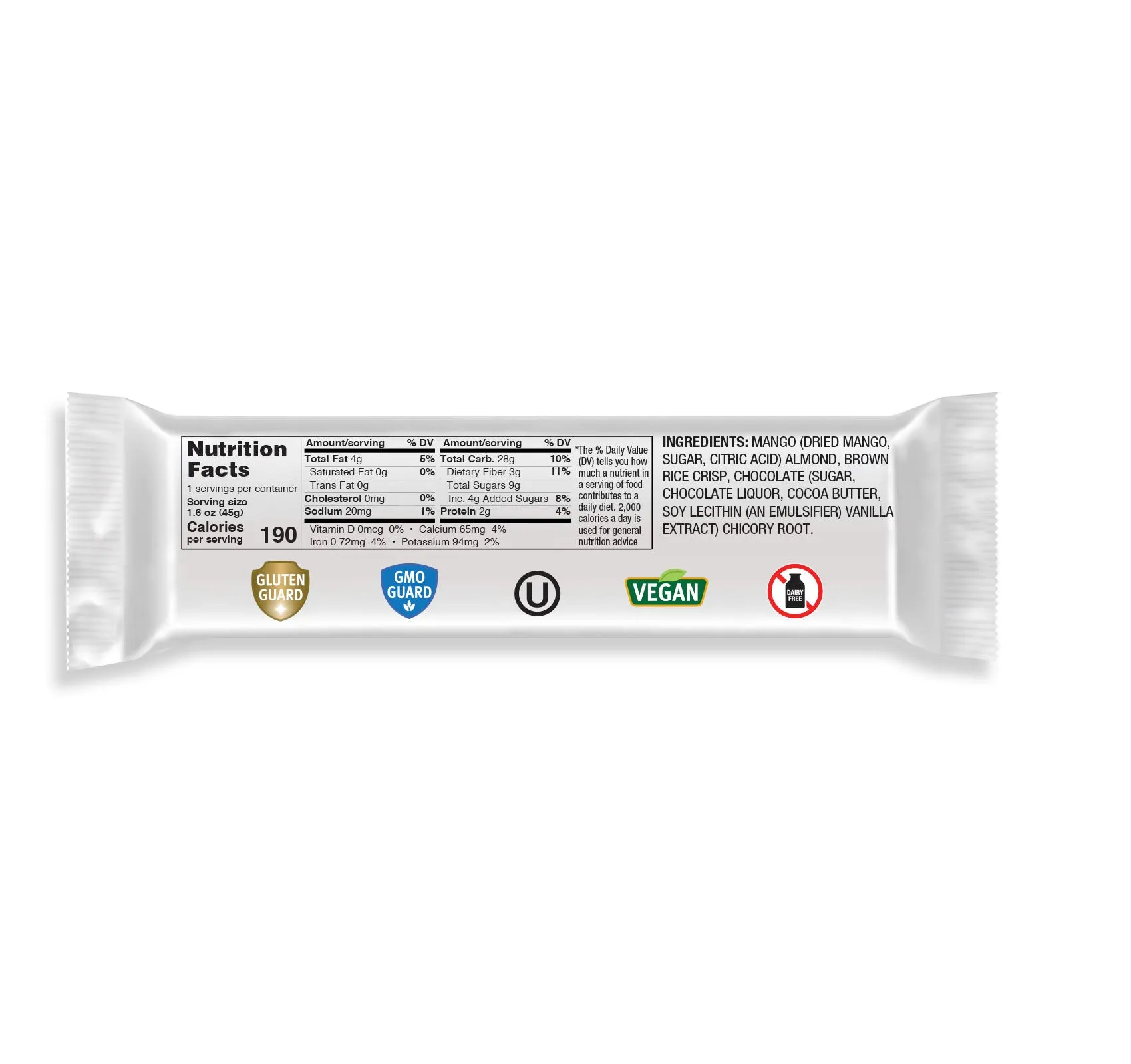 Keep Healthy Chocolate Covered Fruit & Nut Bar Variety Pack - 16 Individually Wrapped Bar Sampler Variety Pack