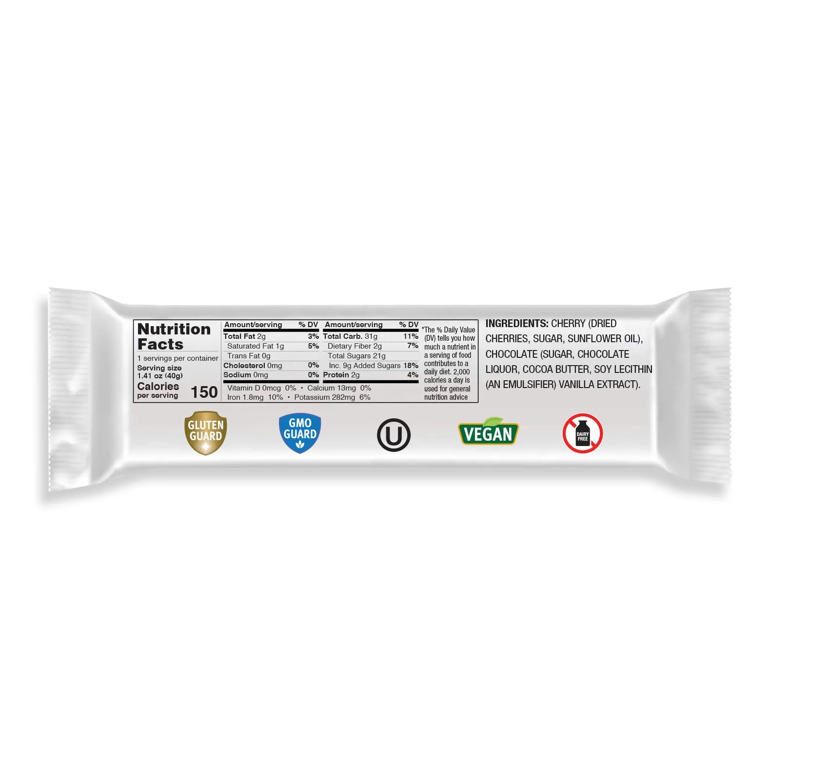 Keep Healthy Chocolate Covered Fruit & Nut Bar Variety Pack - 16 Individually Wrapped Bar Sampler Variety Pack