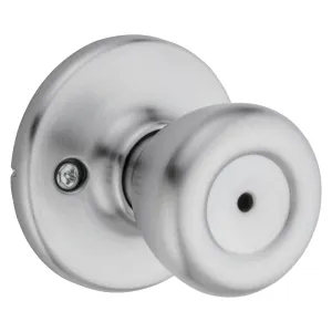 Kwikset 300T 26DCP Privacy Lockset, Satin Chrome, Universal Hand, For: Bedroom and Bathroom Doors :CD: QUANTITY: 1