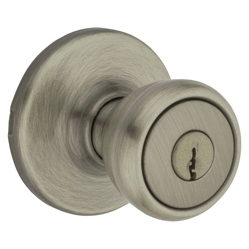 Kwikset 400T 5RCLRCSK3BX Entry Knob, Antique Brass, K3 Keyway, 3 Grade :BX: QUANTITY: 3