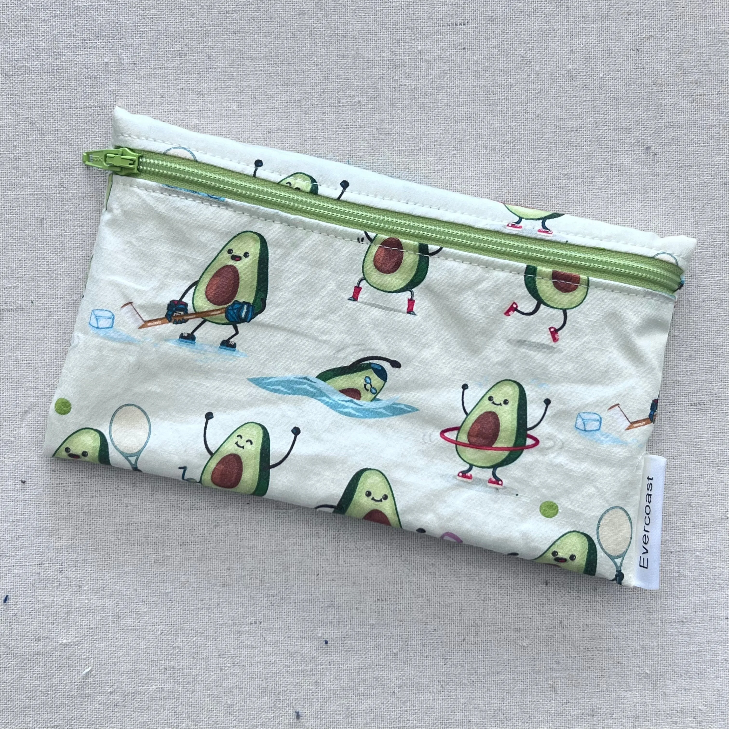 Large Avocardio Reusable Snack Bag