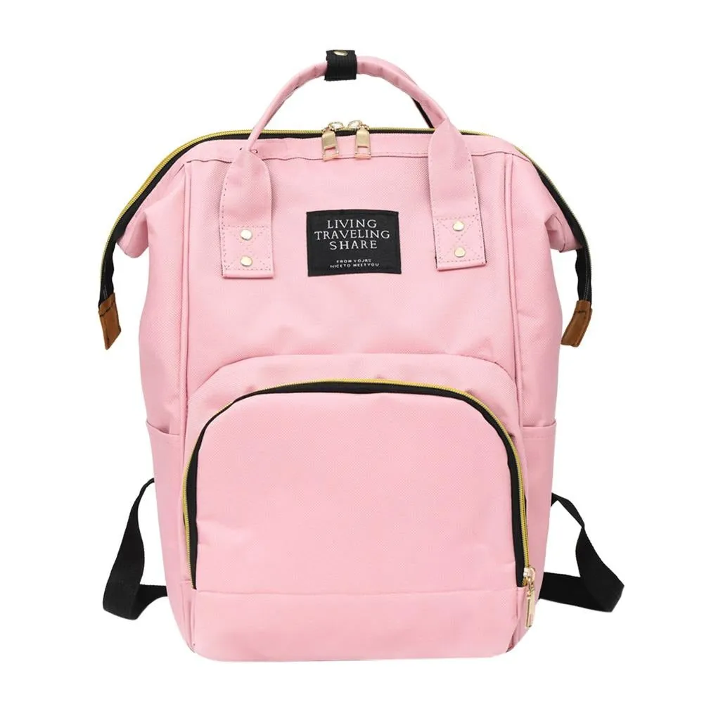 Large Capacity Mummy Diaper Bag Backpack Baby Bag Nursing Travel Diaper Backpack