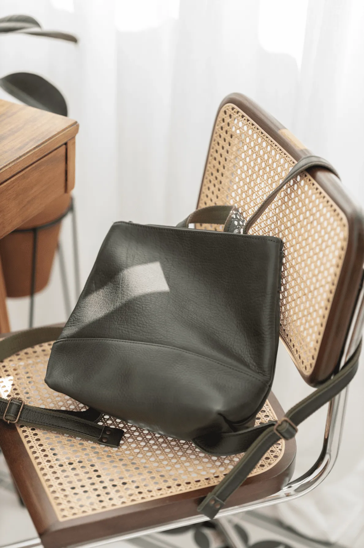 Leather backpack - Ombú M