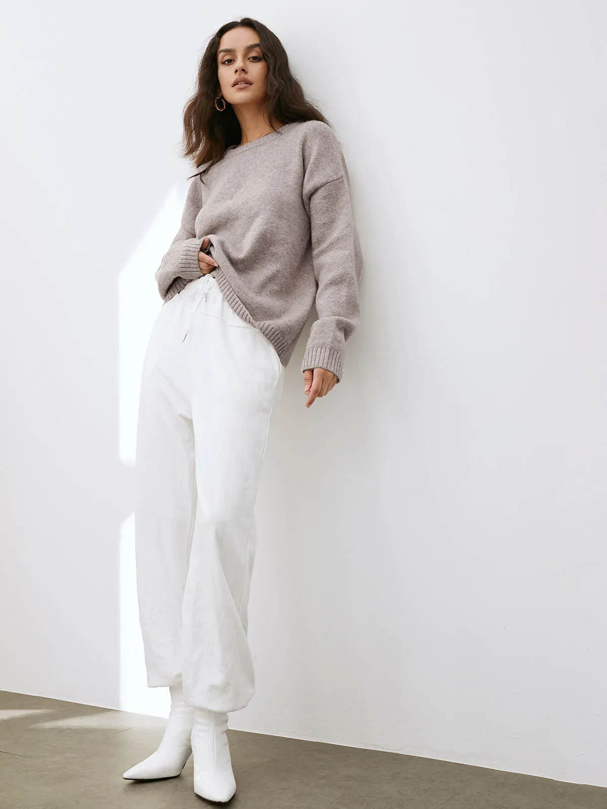 Lightweight Cloud Graceful Weather Pullover Sweater
