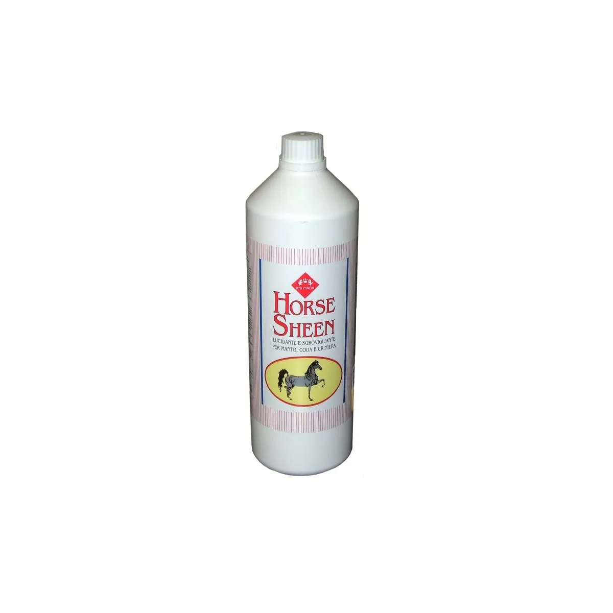 LUCIDANTE E SGROVIGLIANTE PER MANTO CODA E CRINIERA IN CONFEZIONE DA 1000 ML HORSE SHEEN FM ITALIA COL. NEUTRO