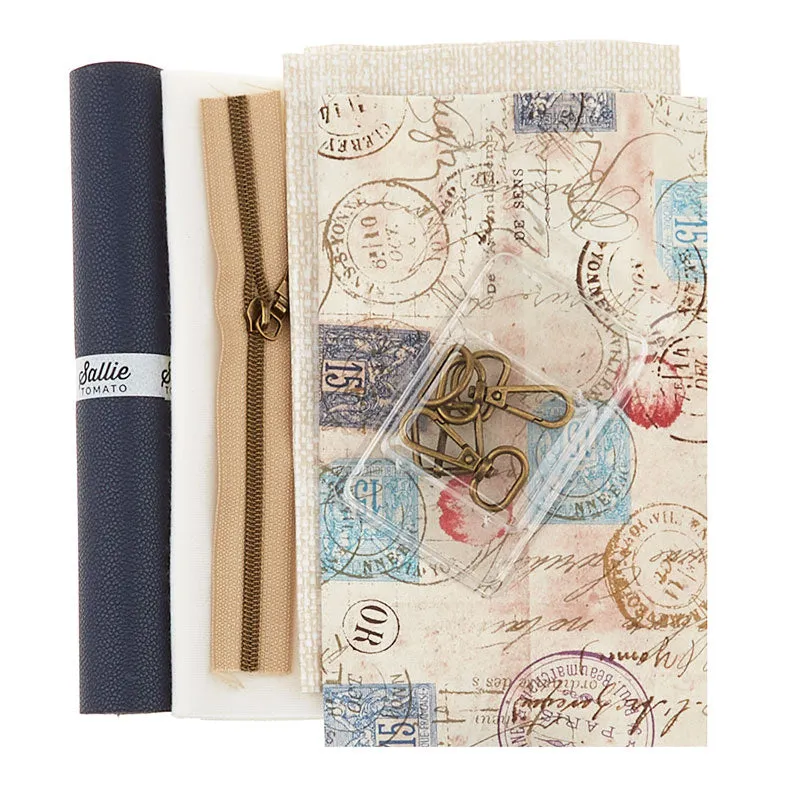 Mia Bag Kit - Navy Pebble Faux Leather