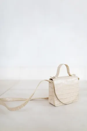 Micro Briefcase | Sand Croco