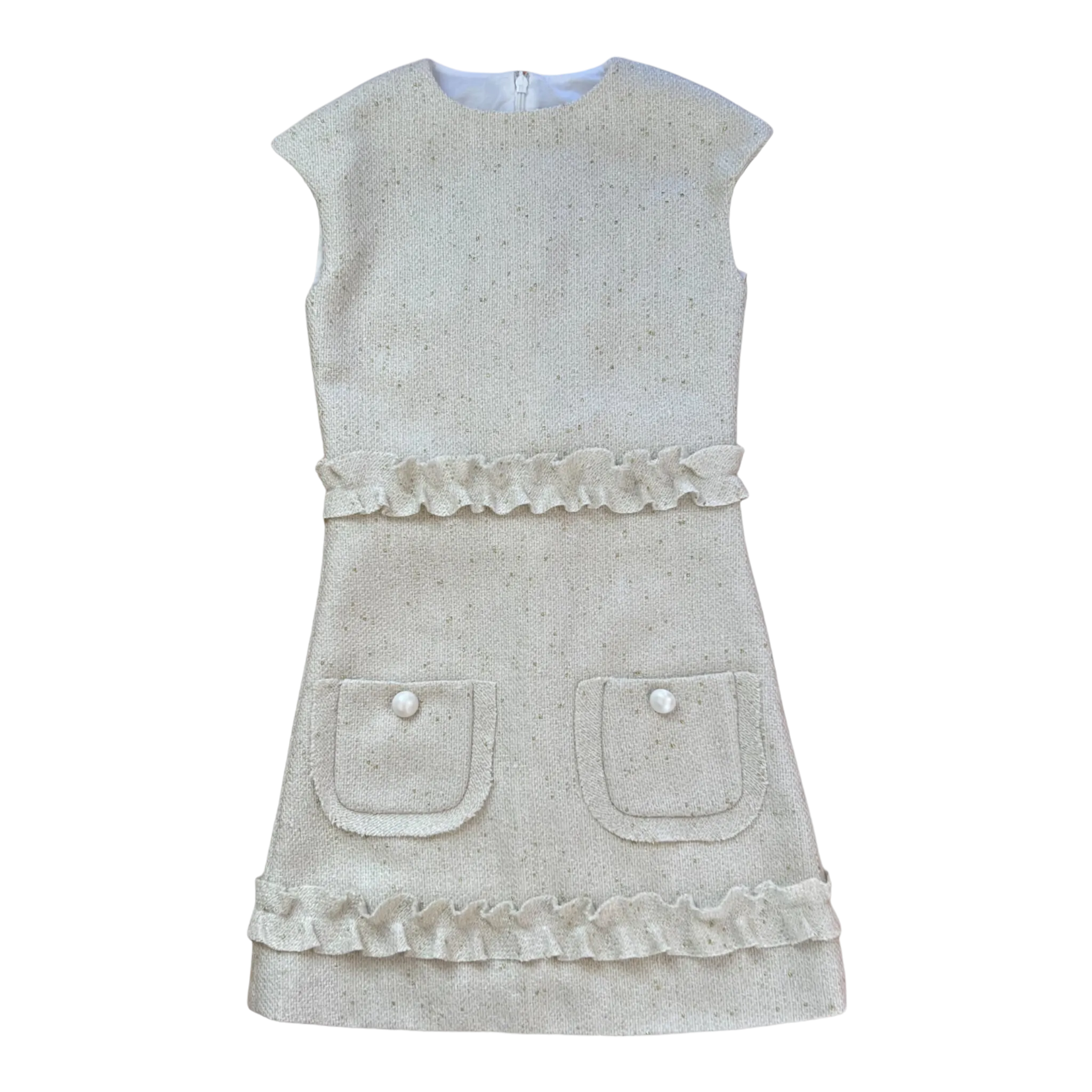 Mimi Ruffle Dress- Carolina Cotton