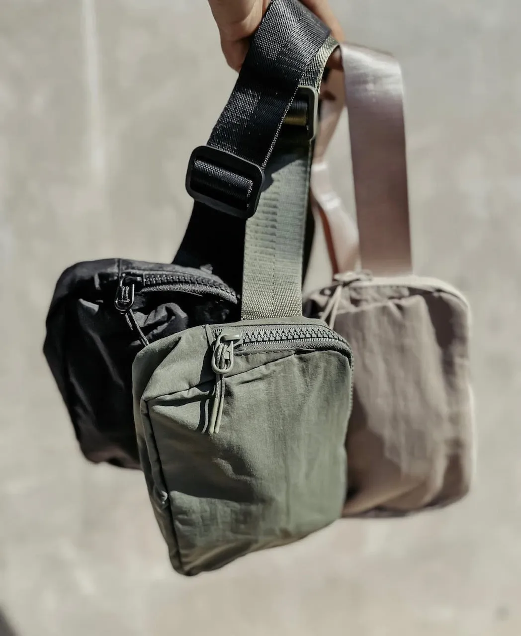 Minimal Matte Sling Bag