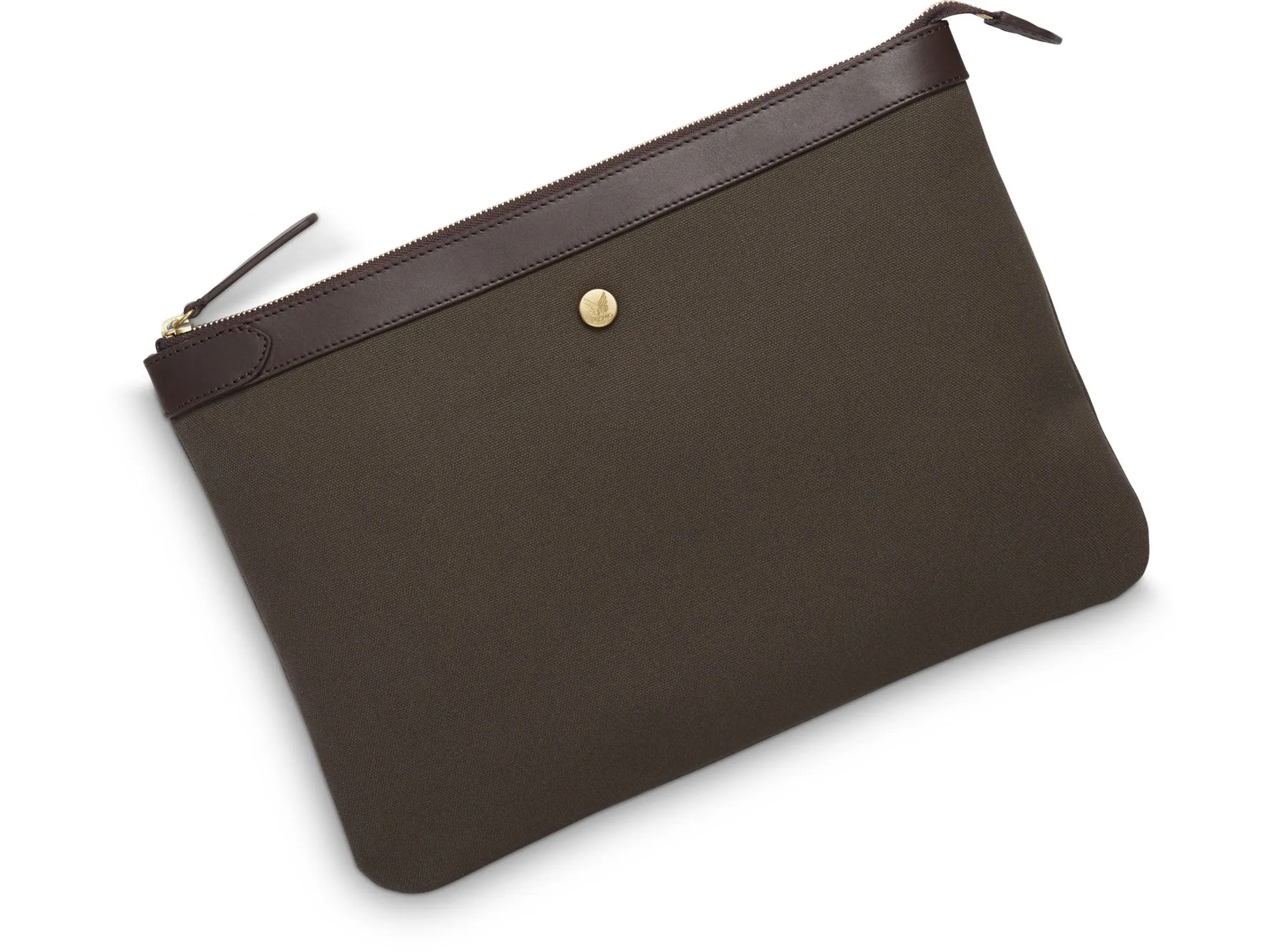 Mismo M/S Pouch Large - Army / Dark Brown