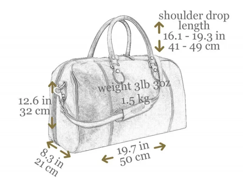 Monte Cristo - Leather Duffel Bag