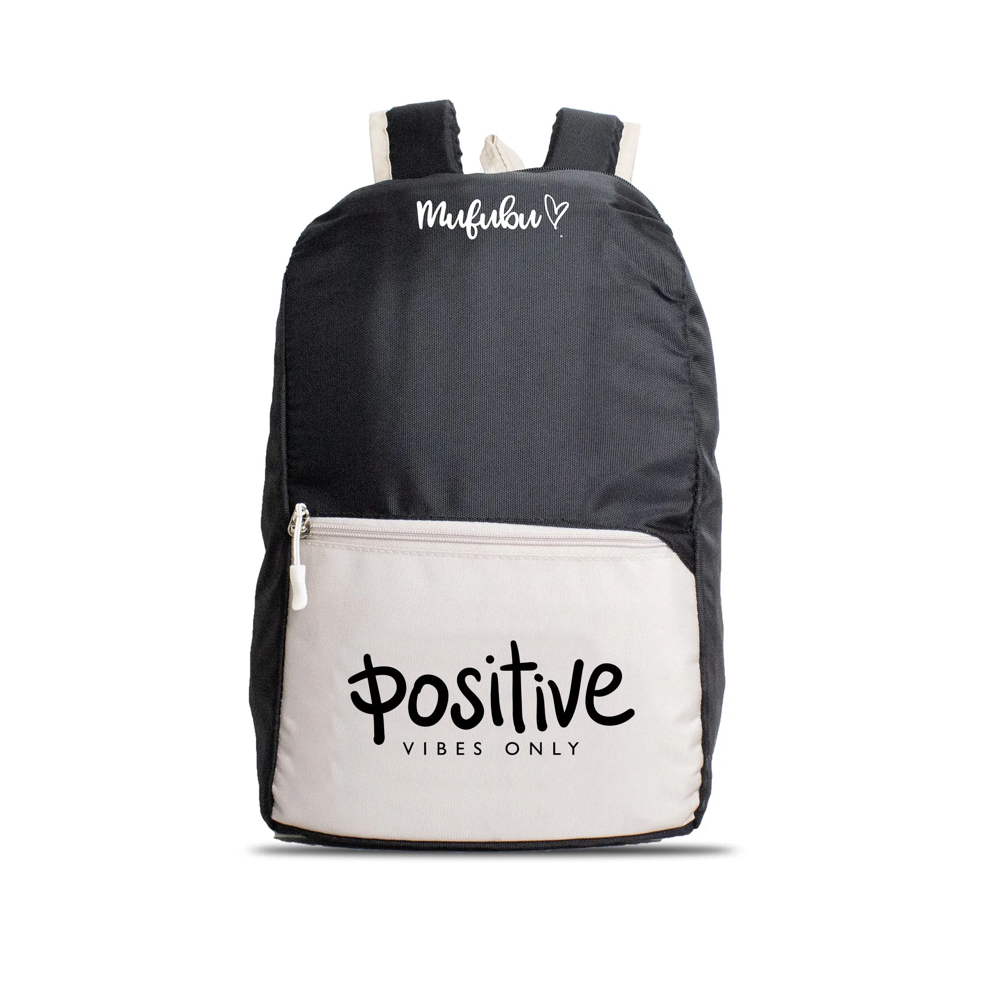 Nano Backpack 15 Ltr Positive Vives Only Black   Beige