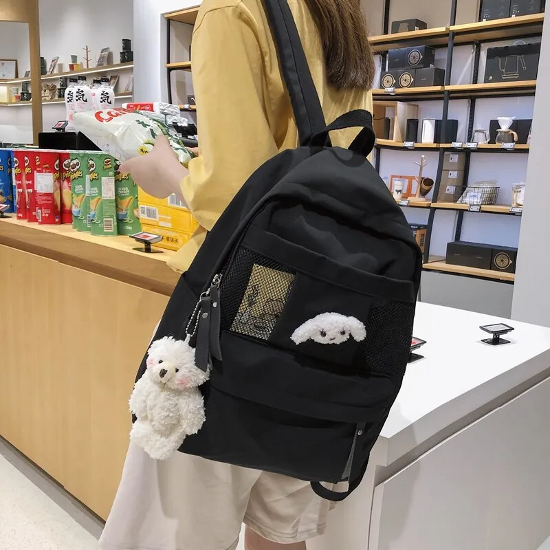 New Women Oxford Backpack Boy Students Schoolbag Bag for Teenage Girls Nylon Muti-Pocket Travel Backpack Book Bags Mochila