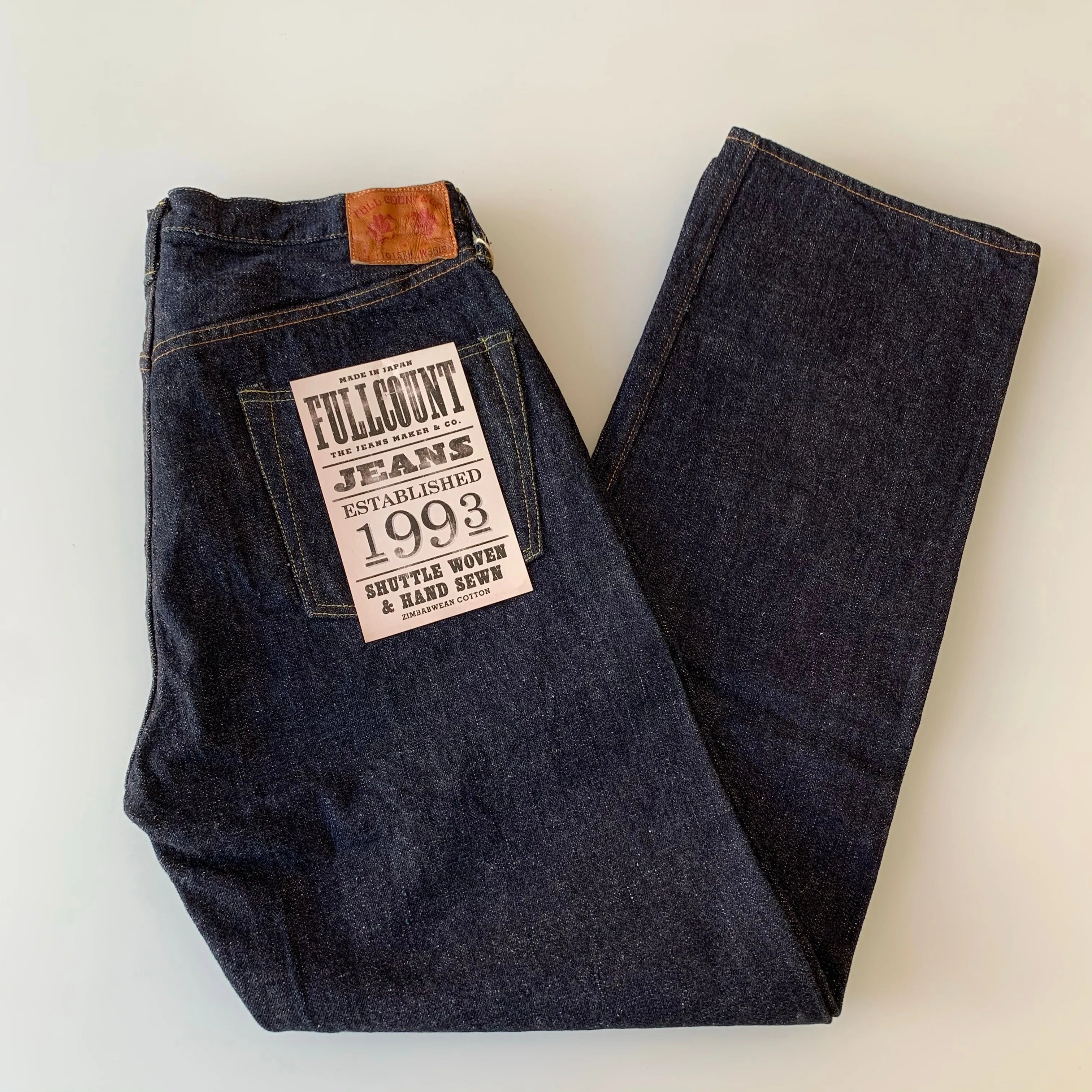 Original Straight Super Rough 15.5oz Selvedge Denim - OW - 1101SR