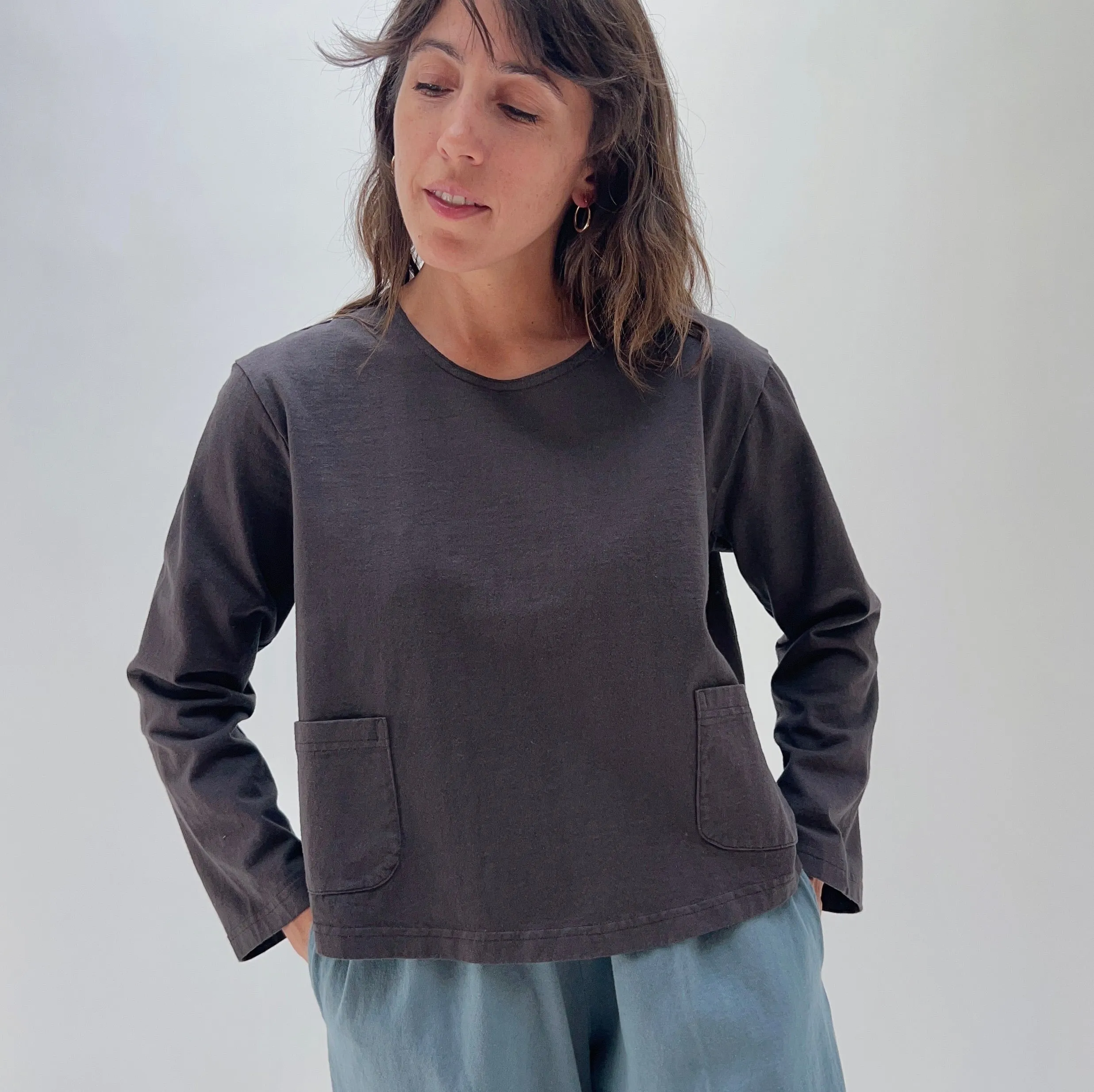 Pacific Cotton | Boxy Shirt in Earth