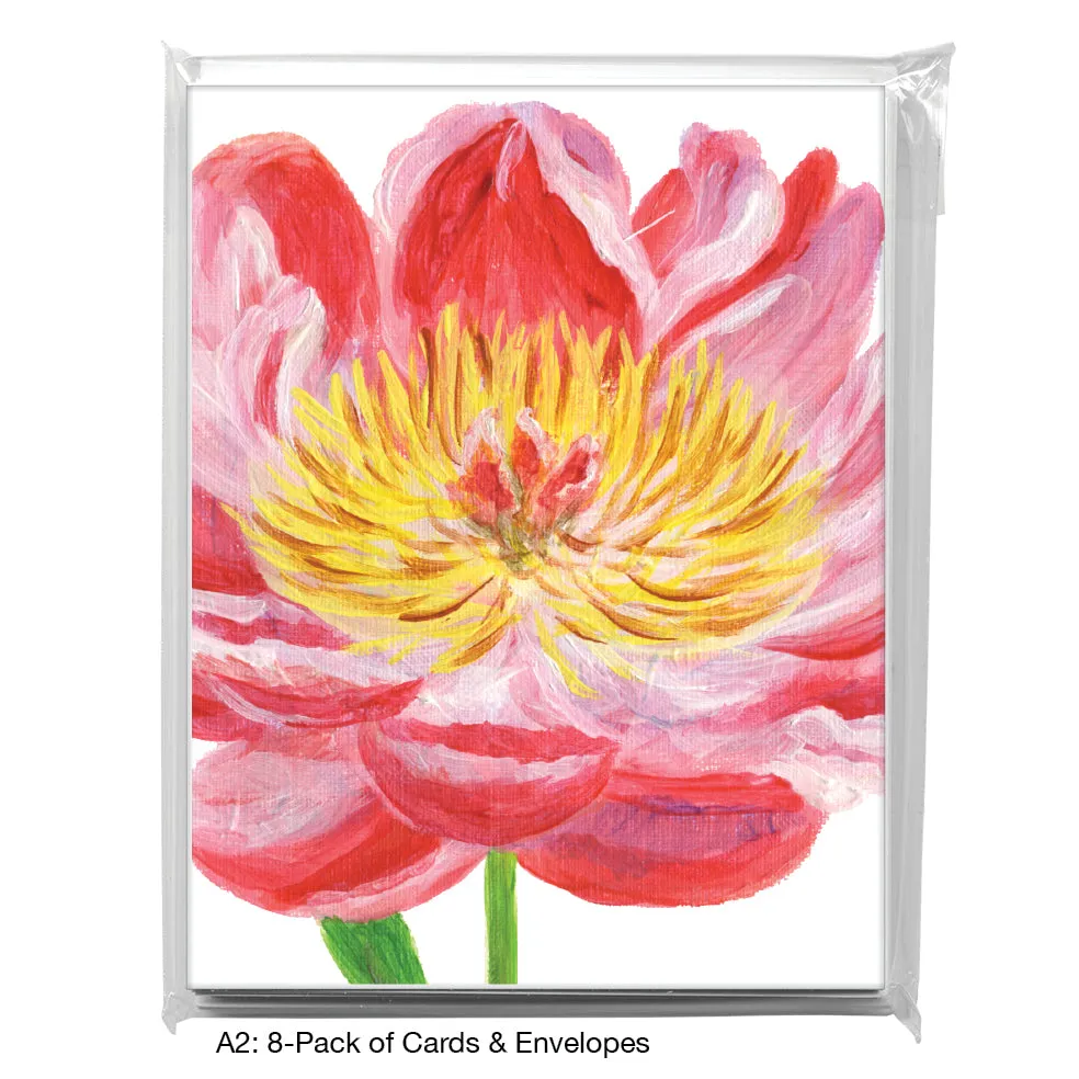 Peony Claudia, Greeting Card (8345B)