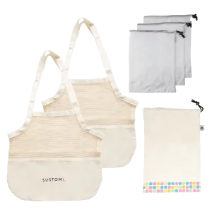 Plastic-Free Shopping Bags Bundle - SAVE 10%
