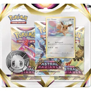Pokémon TCG: Astral Radiance 3 Booster Packs, Coin & Eevee Promo Card