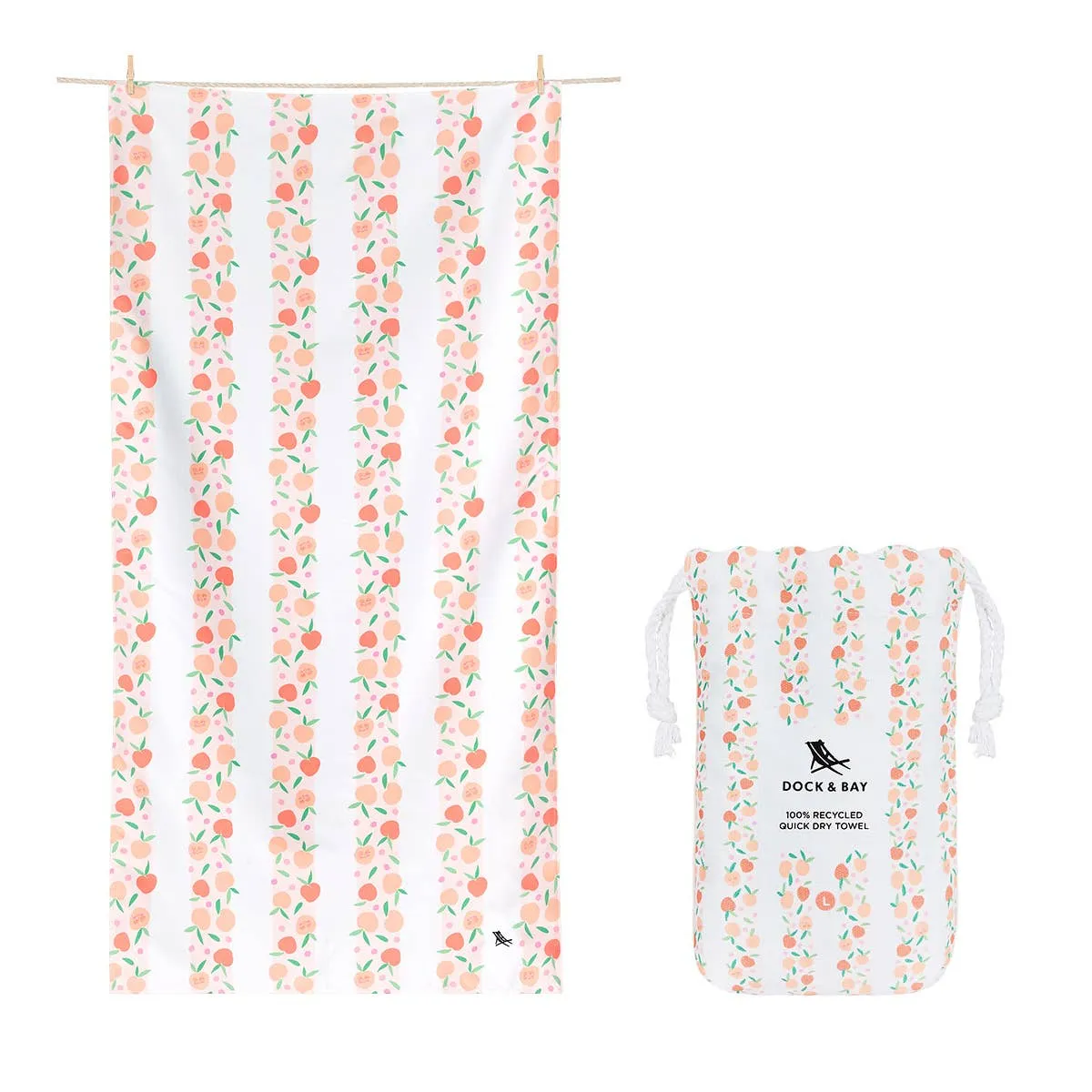 Quick Dry Towels - Peach Party