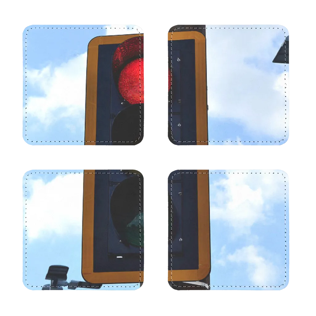 Red Light Sublimation Coasters Pack of Four