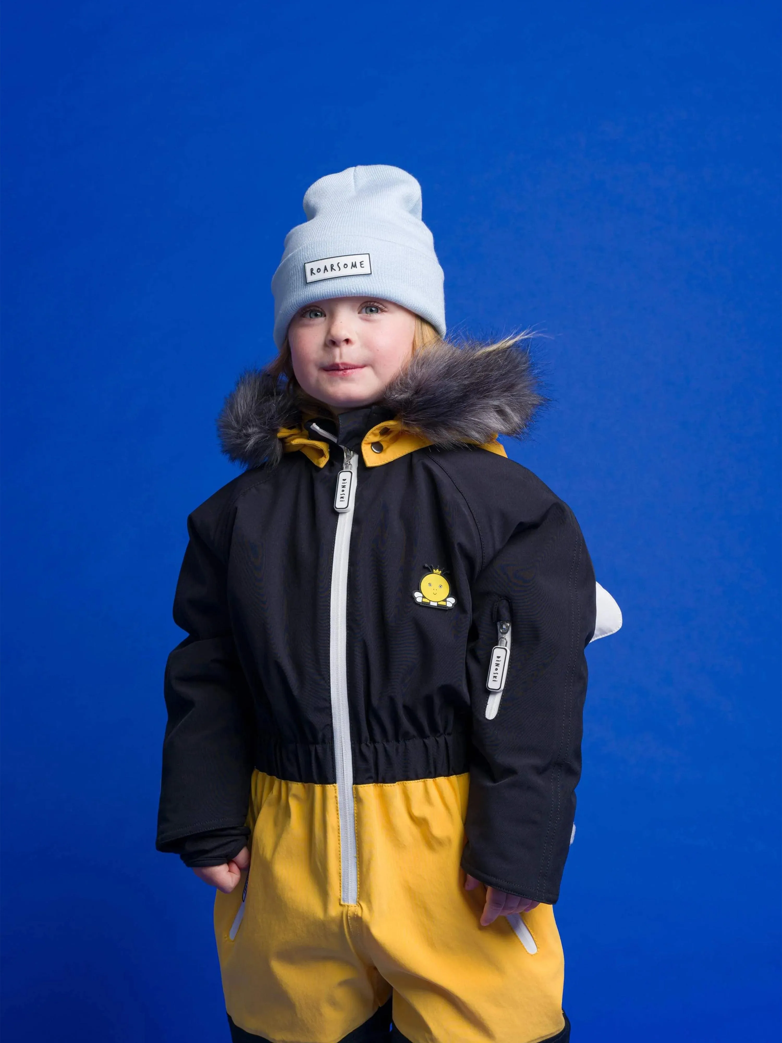 Roarsome Kids Beanie Hat in Blue