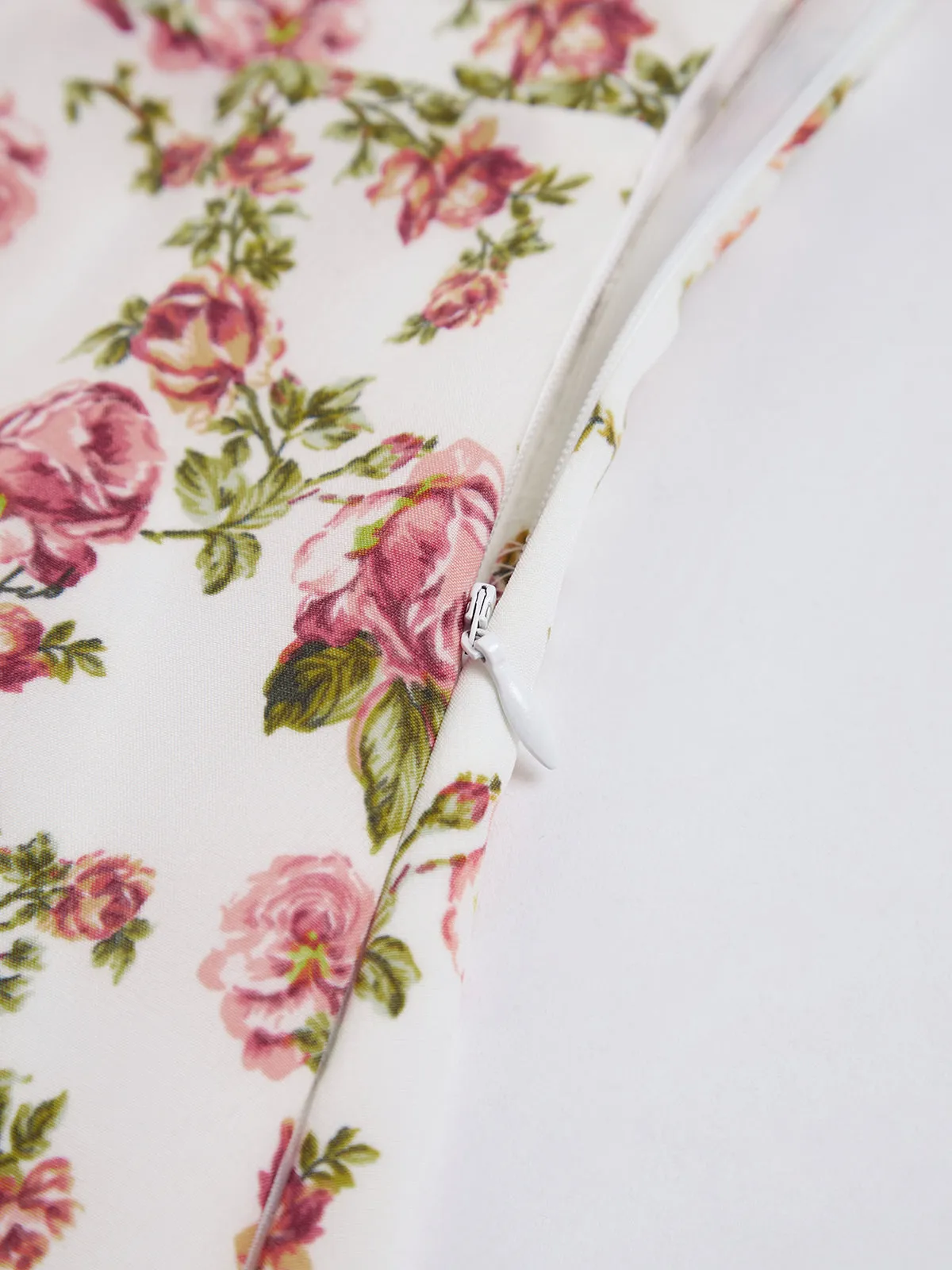 Rosebud Floral Graceful Midi Sundress